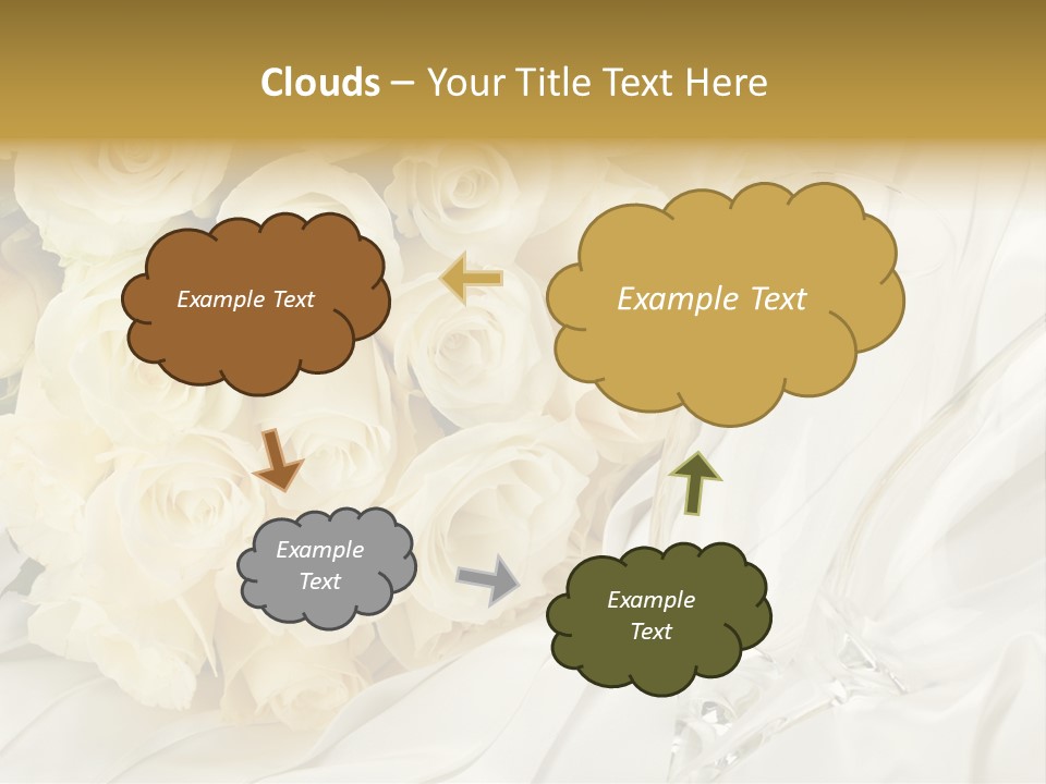 Rose Close Up Anniversary PowerPoint Template