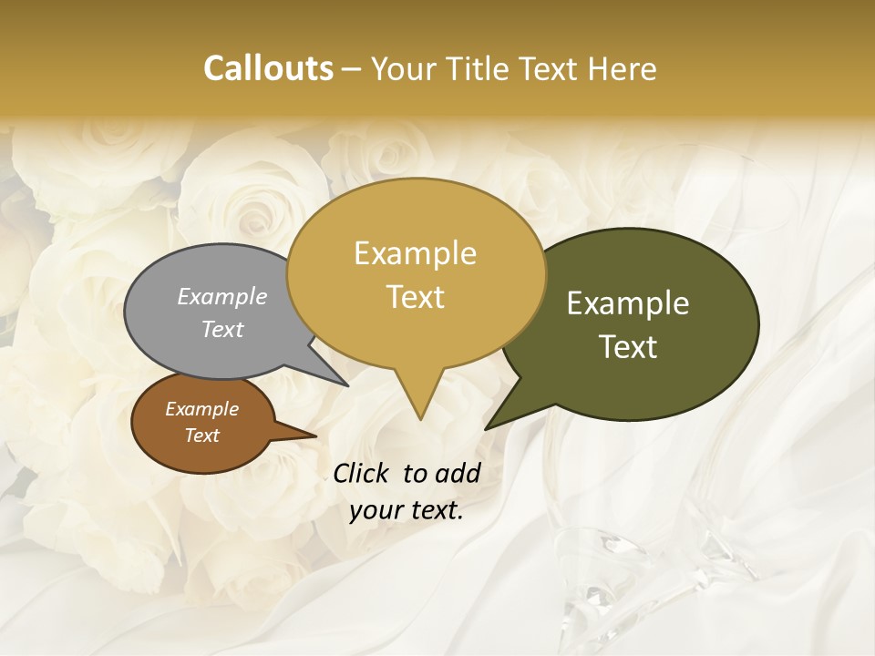 Rose Close Up Anniversary PowerPoint Template