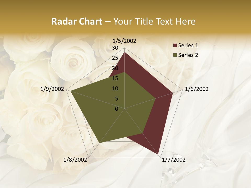 Rose Close Up Anniversary PowerPoint Template