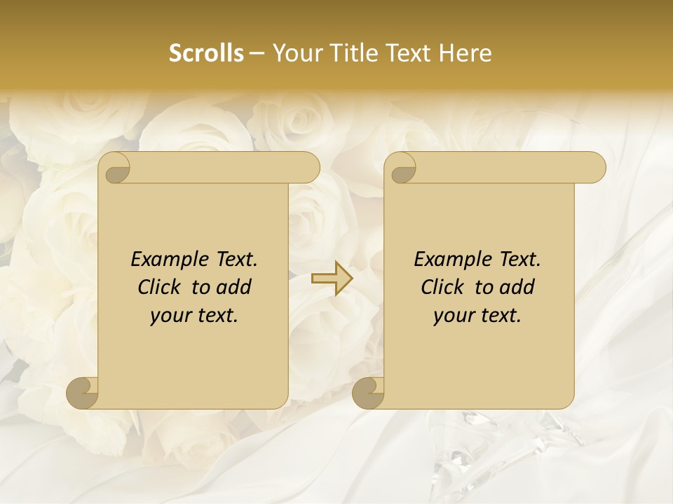 Rose Close Up Anniversary PowerPoint Template