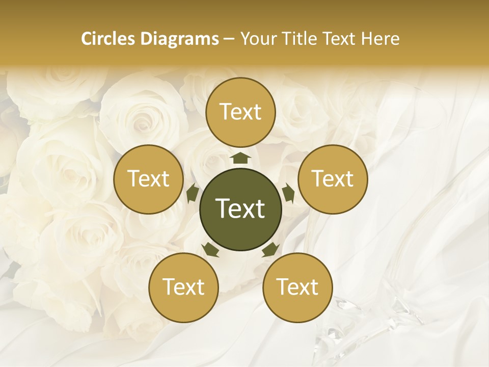 Rose Close Up Anniversary PowerPoint Template