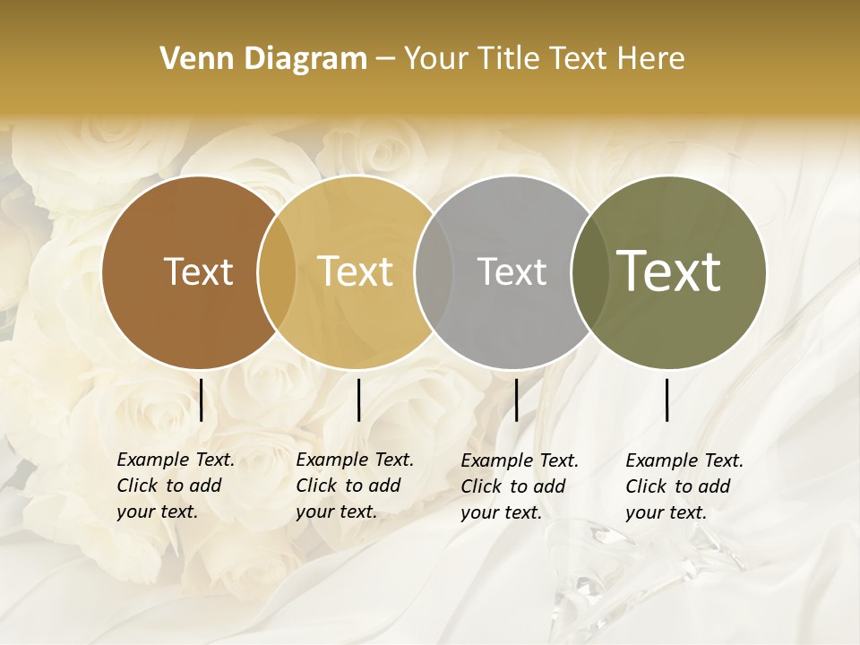 Rose Close Up Anniversary PowerPoint Template