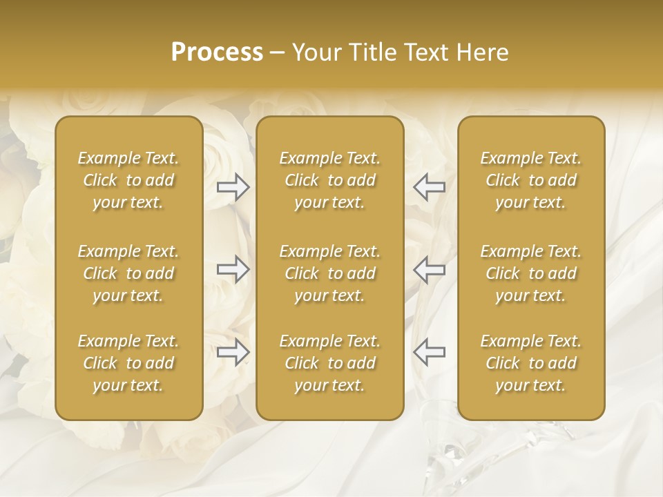 Rose Close Up Anniversary PowerPoint Template
