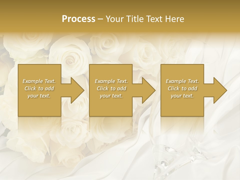Rose Close Up Anniversary PowerPoint Template