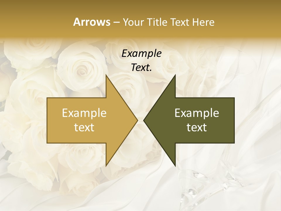 Rose Close Up Anniversary PowerPoint Template