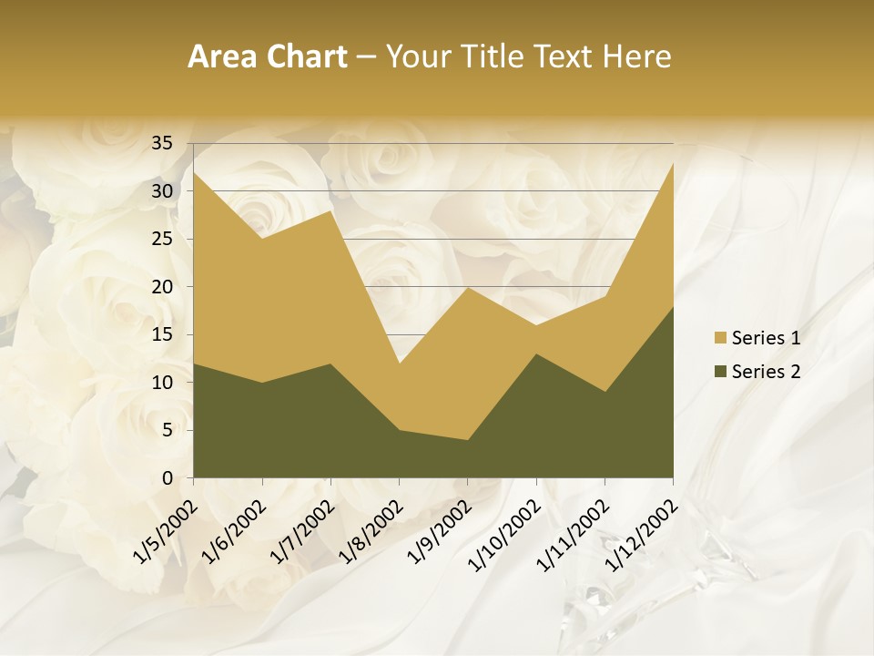 Rose Close Up Anniversary PowerPoint Template