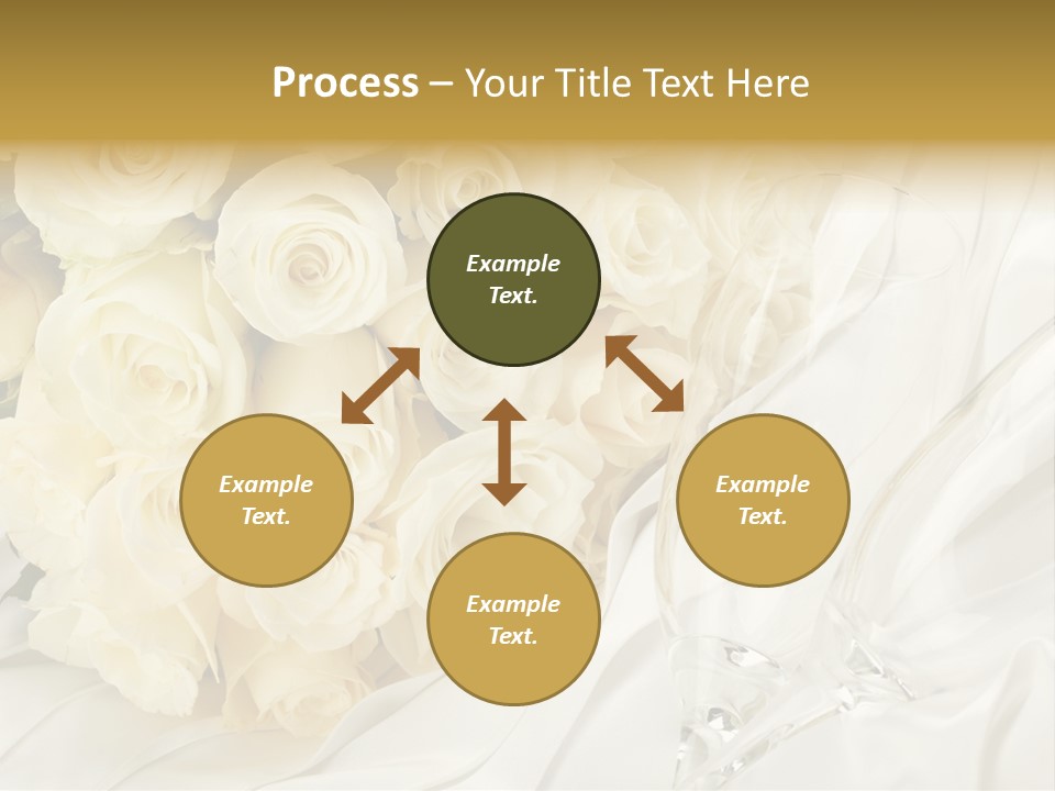 Rose Close Up Anniversary PowerPoint Template