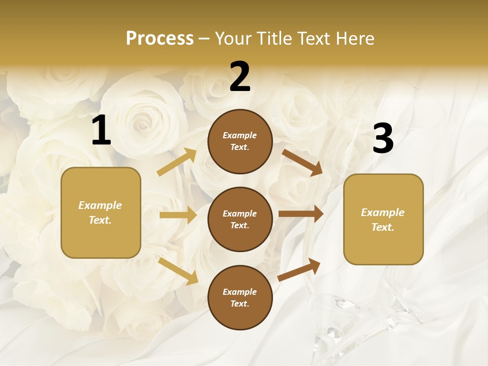 Rose Close Up Anniversary PowerPoint Template