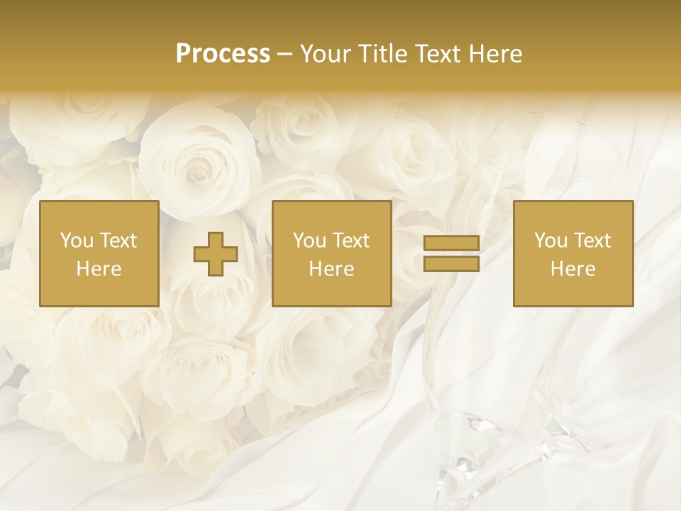 Rose Close Up Anniversary PowerPoint Template