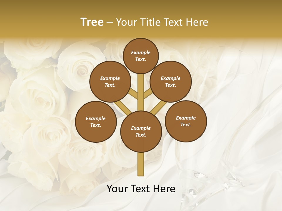 Rose Close Up Anniversary PowerPoint Template