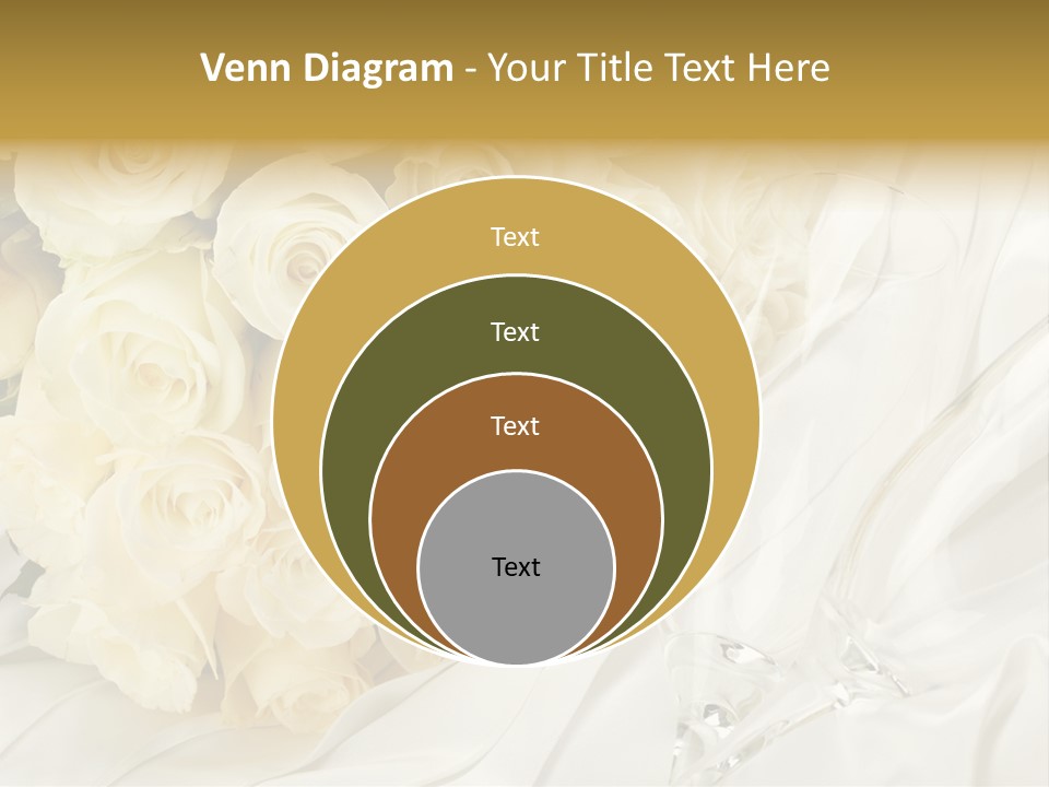 Rose Close Up Anniversary PowerPoint Template