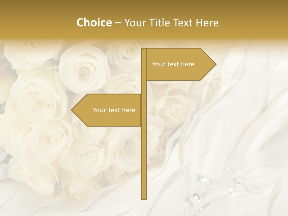 Rose Close Up Anniversary PowerPoint Template