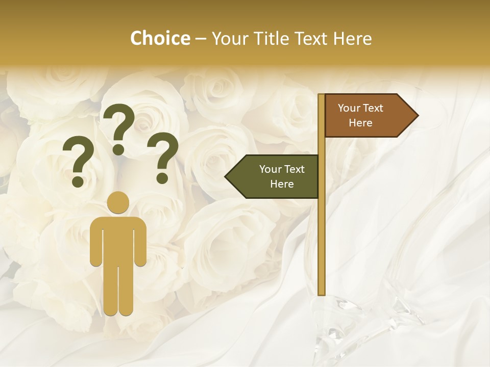 Rose Close Up Anniversary PowerPoint Template