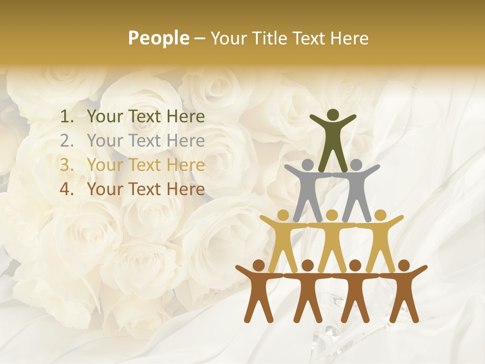 Rose Close Up Anniversary PowerPoint Template