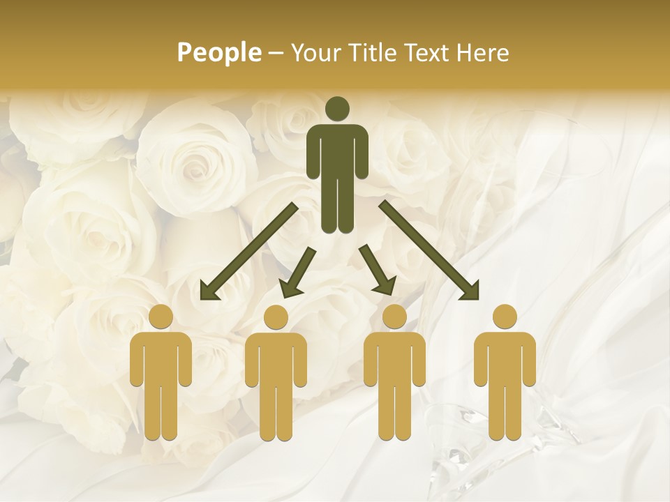 Rose Close Up Anniversary PowerPoint Template