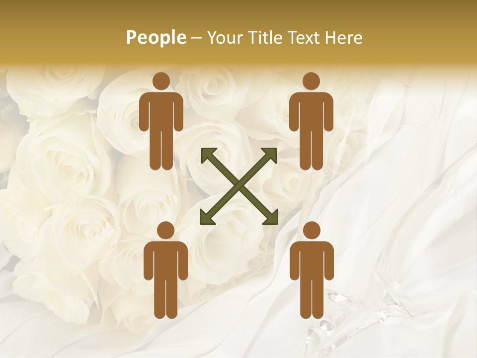 Rose Close Up Anniversary PowerPoint Template