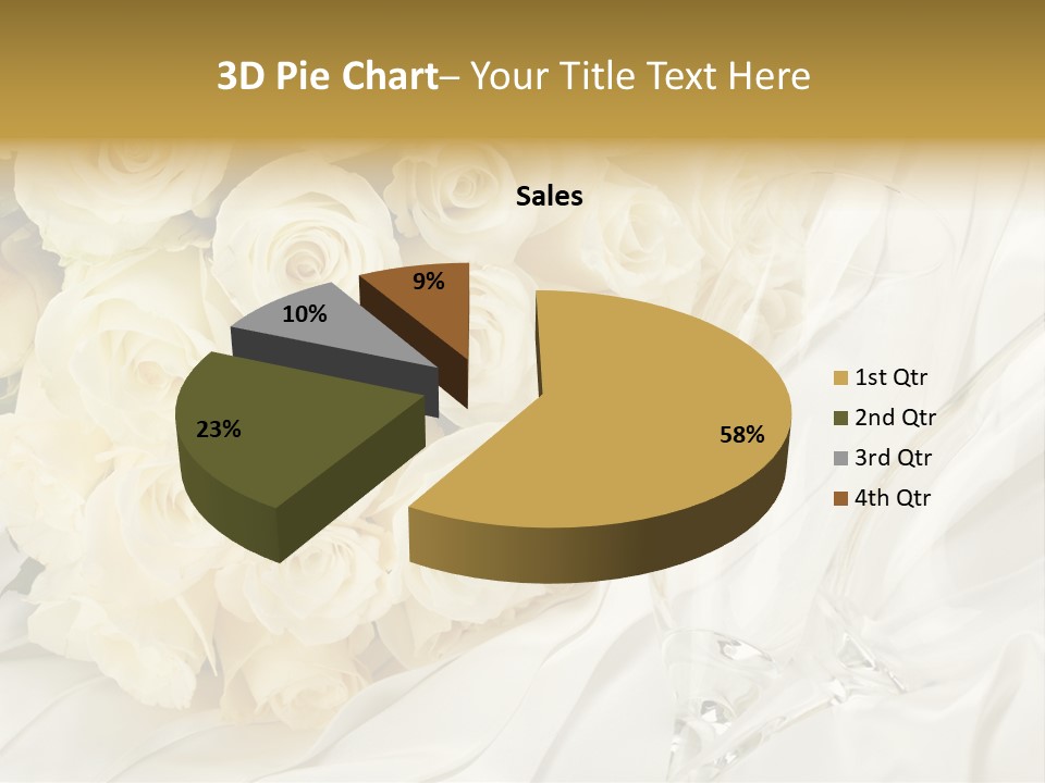 Rose Close Up Anniversary PowerPoint Template