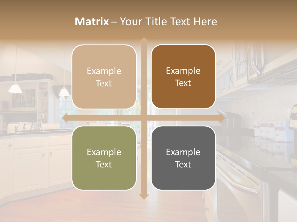 Wide Angle Shelves Interiors PowerPoint Template
