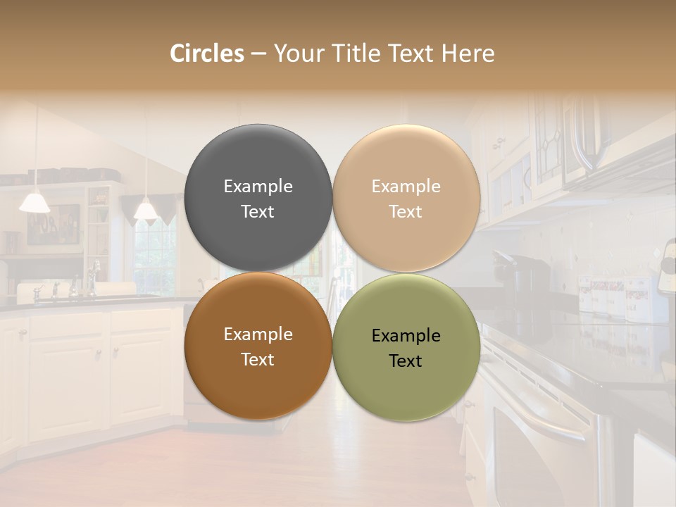 Wide Angle Shelves Interiors PowerPoint Template