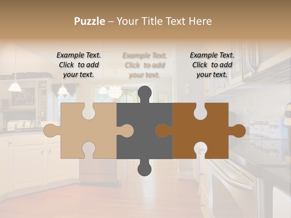 Wide Angle Shelves Interiors PowerPoint Template