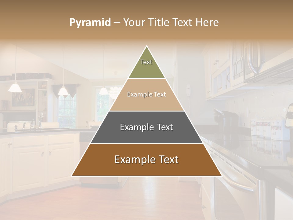 Wide Angle Shelves Interiors PowerPoint Template