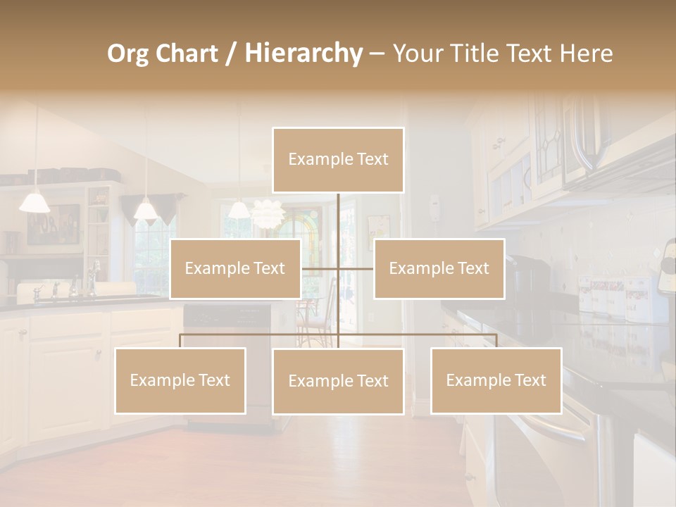 Wide Angle Shelves Interiors PowerPoint Template