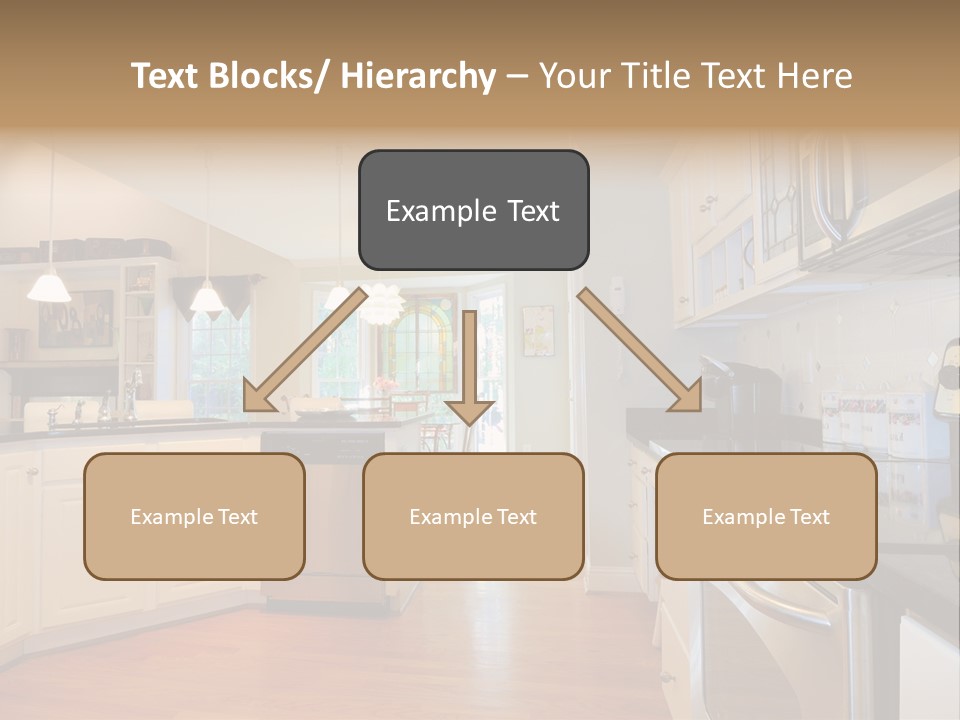 Wide Angle Shelves Interiors PowerPoint Template