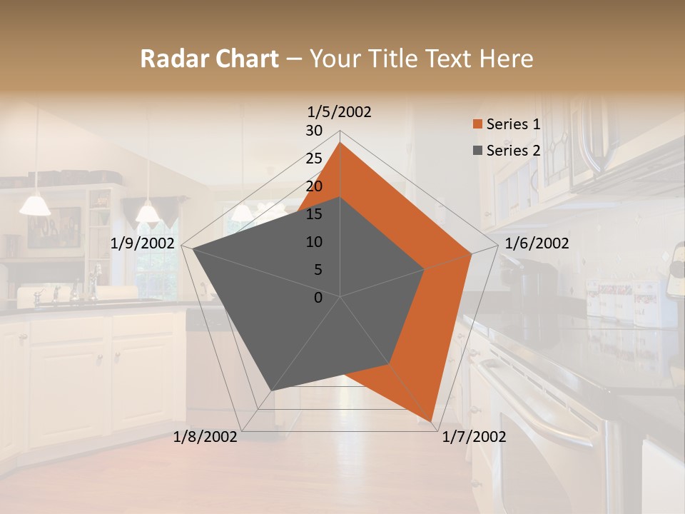 Wide Angle Shelves Interiors PowerPoint Template