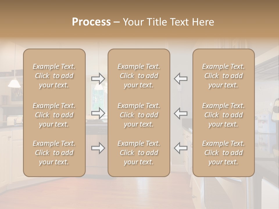 Wide Angle Shelves Interiors PowerPoint Template