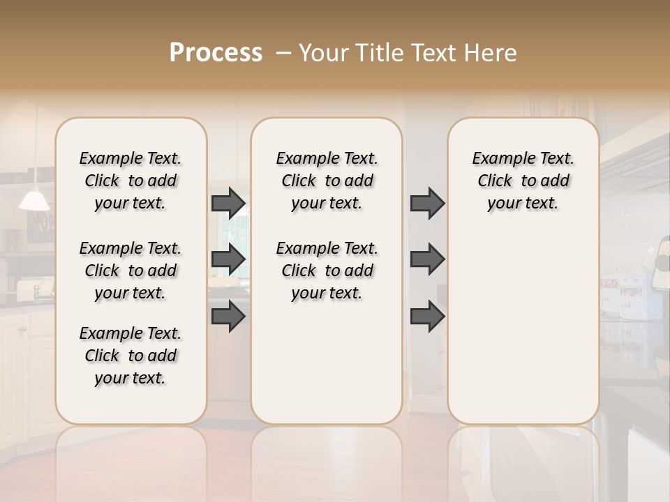 Wide Angle Shelves Interiors PowerPoint Template