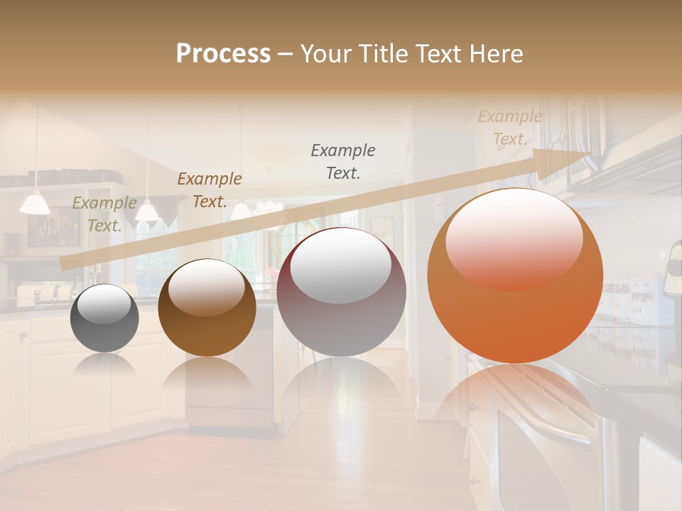 Wide Angle Shelves Interiors PowerPoint Template