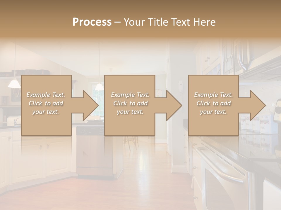 Wide Angle Shelves Interiors PowerPoint Template