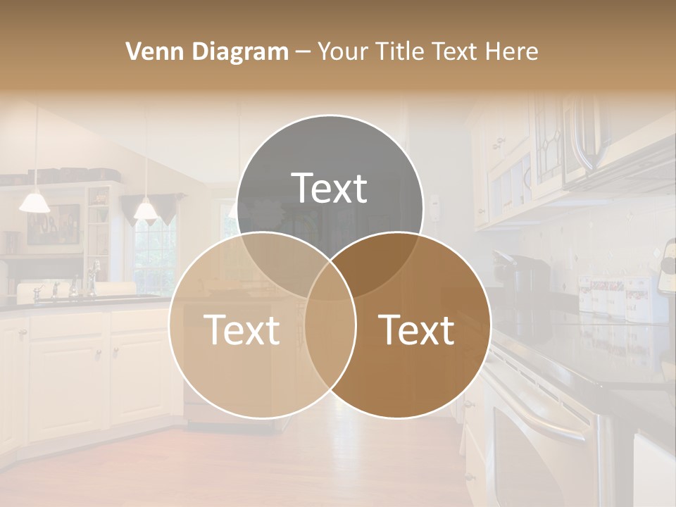 Wide Angle Shelves Interiors PowerPoint Template