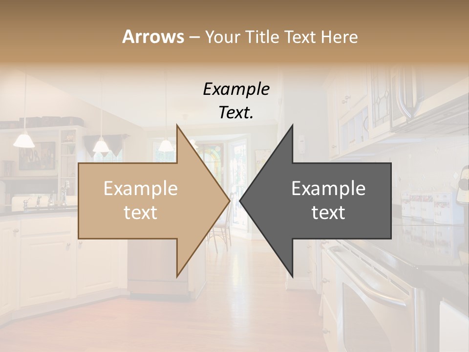 Wide Angle Shelves Interiors PowerPoint Template