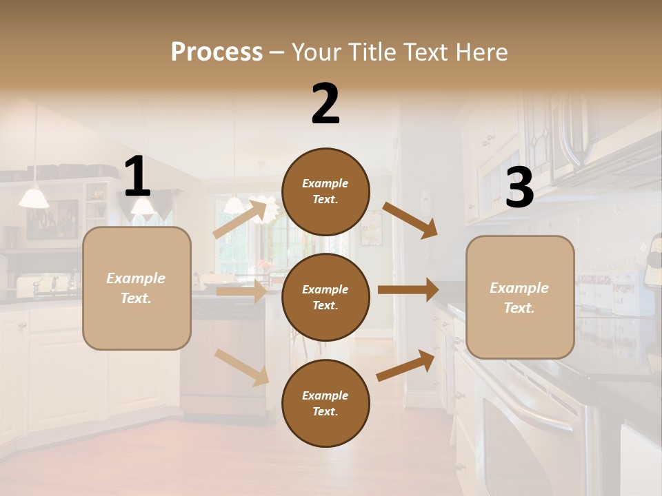 Wide Angle Shelves Interiors PowerPoint Template