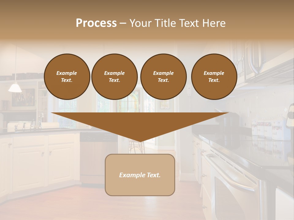Wide Angle Shelves Interiors PowerPoint Template
