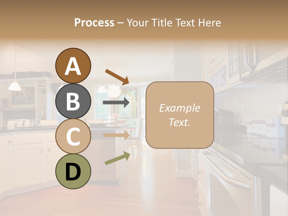 Wide Angle Shelves Interiors PowerPoint Template