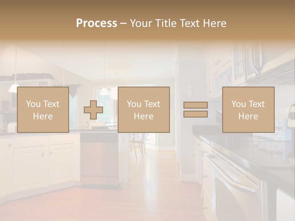 Wide Angle Shelves Interiors PowerPoint Template