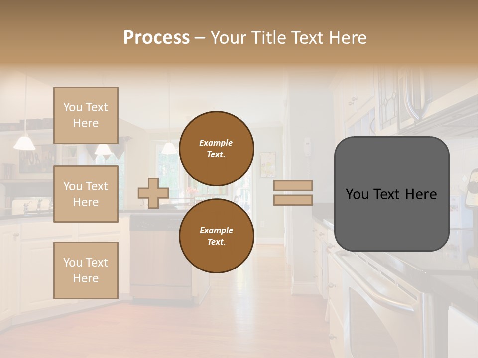 Wide Angle Shelves Interiors PowerPoint Template