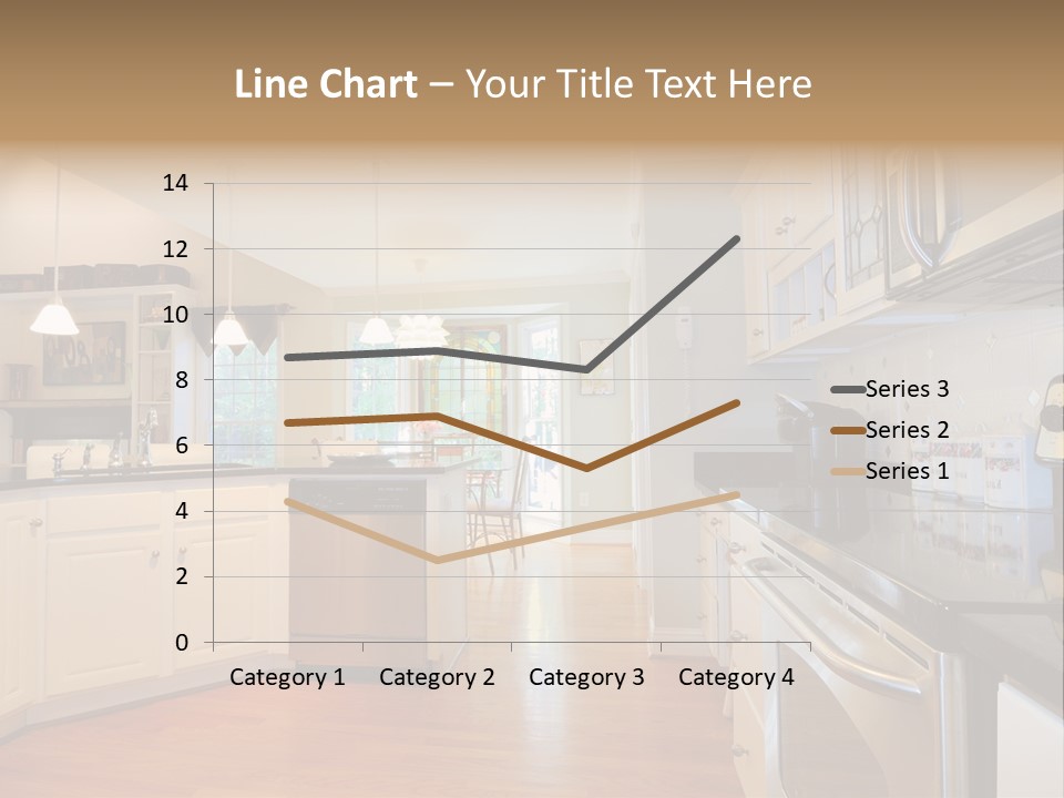 Wide Angle Shelves Interiors PowerPoint Template