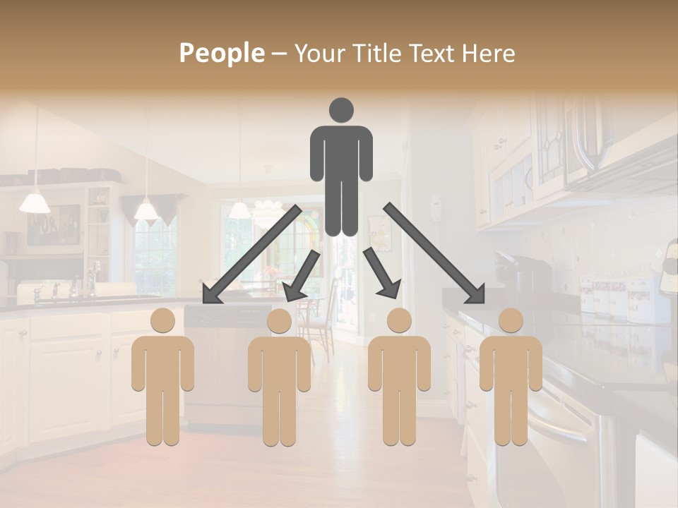 Wide Angle Shelves Interiors PowerPoint Template