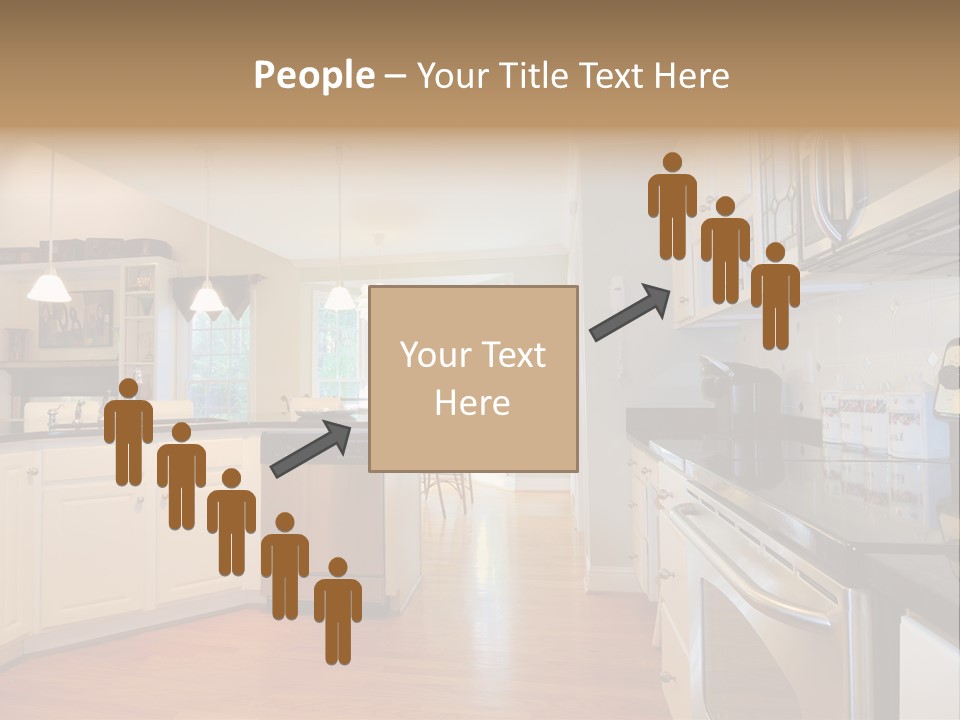 Wide Angle Shelves Interiors PowerPoint Template