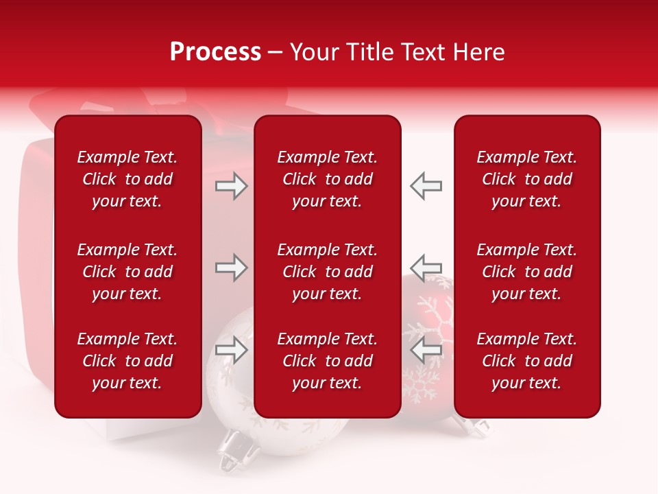 Christmas Design Bow PowerPoint Template