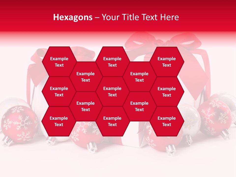 Red Present Shiny PowerPoint Template