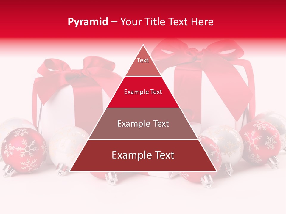 Red Present Shiny PowerPoint Template