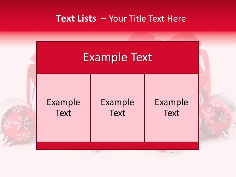 Red Present Shiny PowerPoint Template