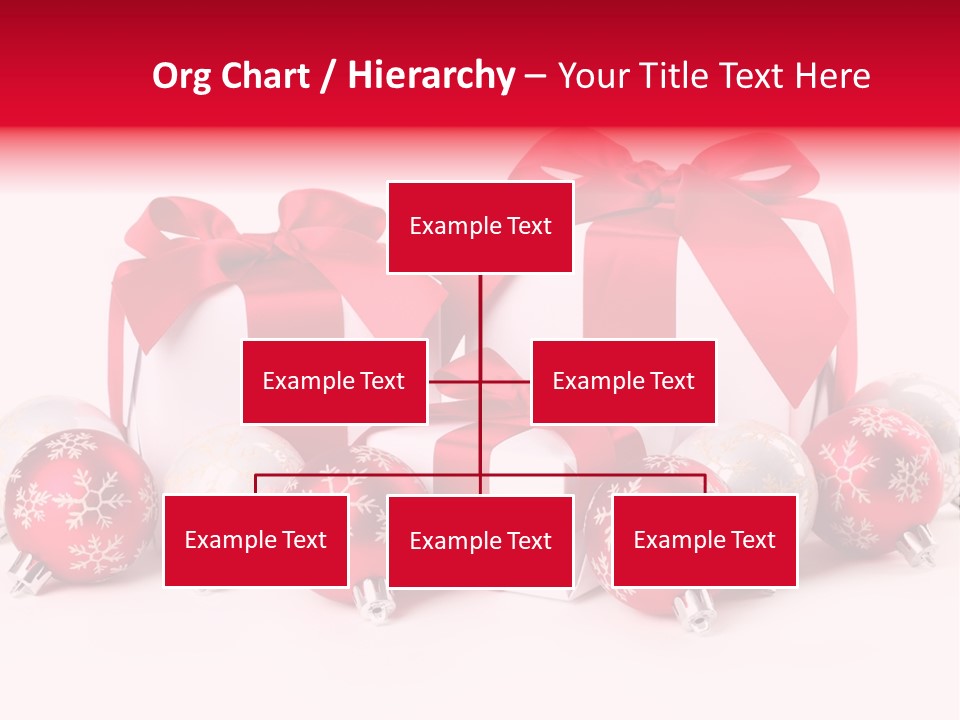 Red Present Shiny PowerPoint Template