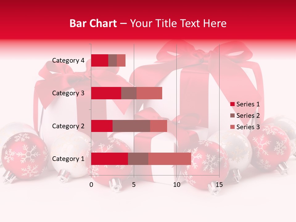 Red Present Shiny PowerPoint Template