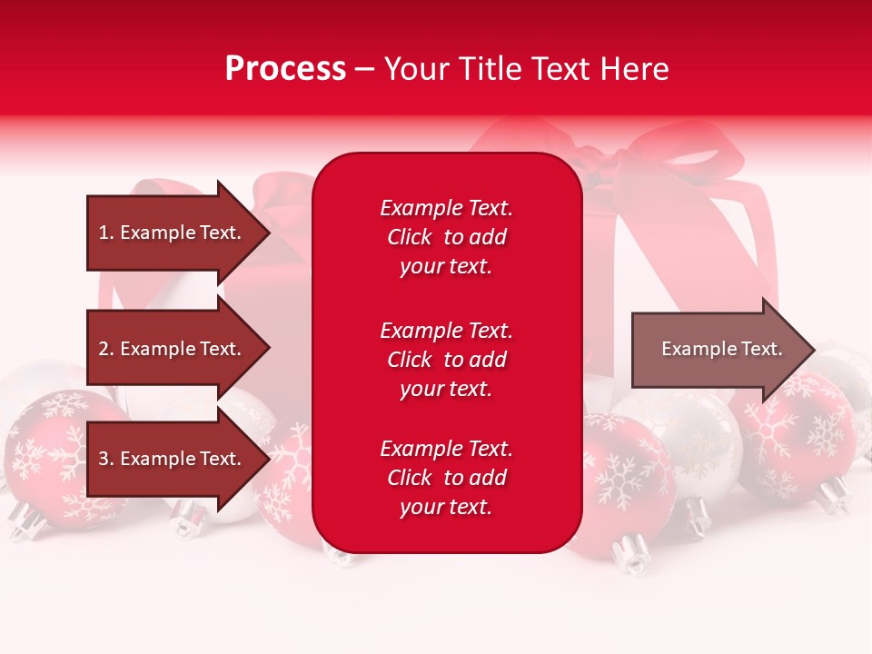 Red Present Shiny PowerPoint Template