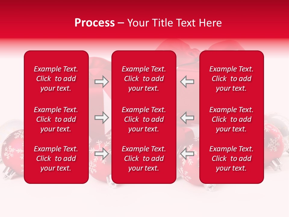 Red Present Shiny PowerPoint Template